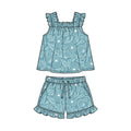 Seaside Shells Short Set - Girls