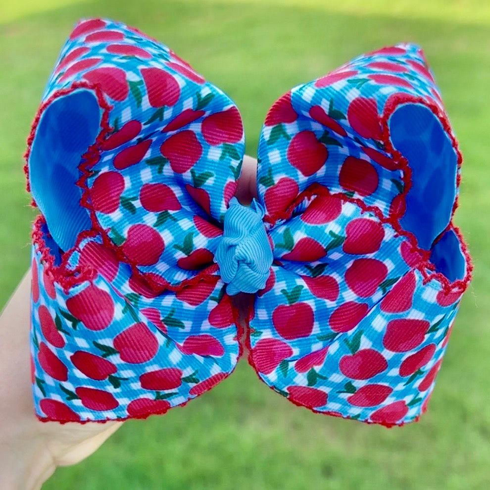 Plaid Apple Moonstitch