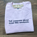 Light Pink Jesus Crewneck