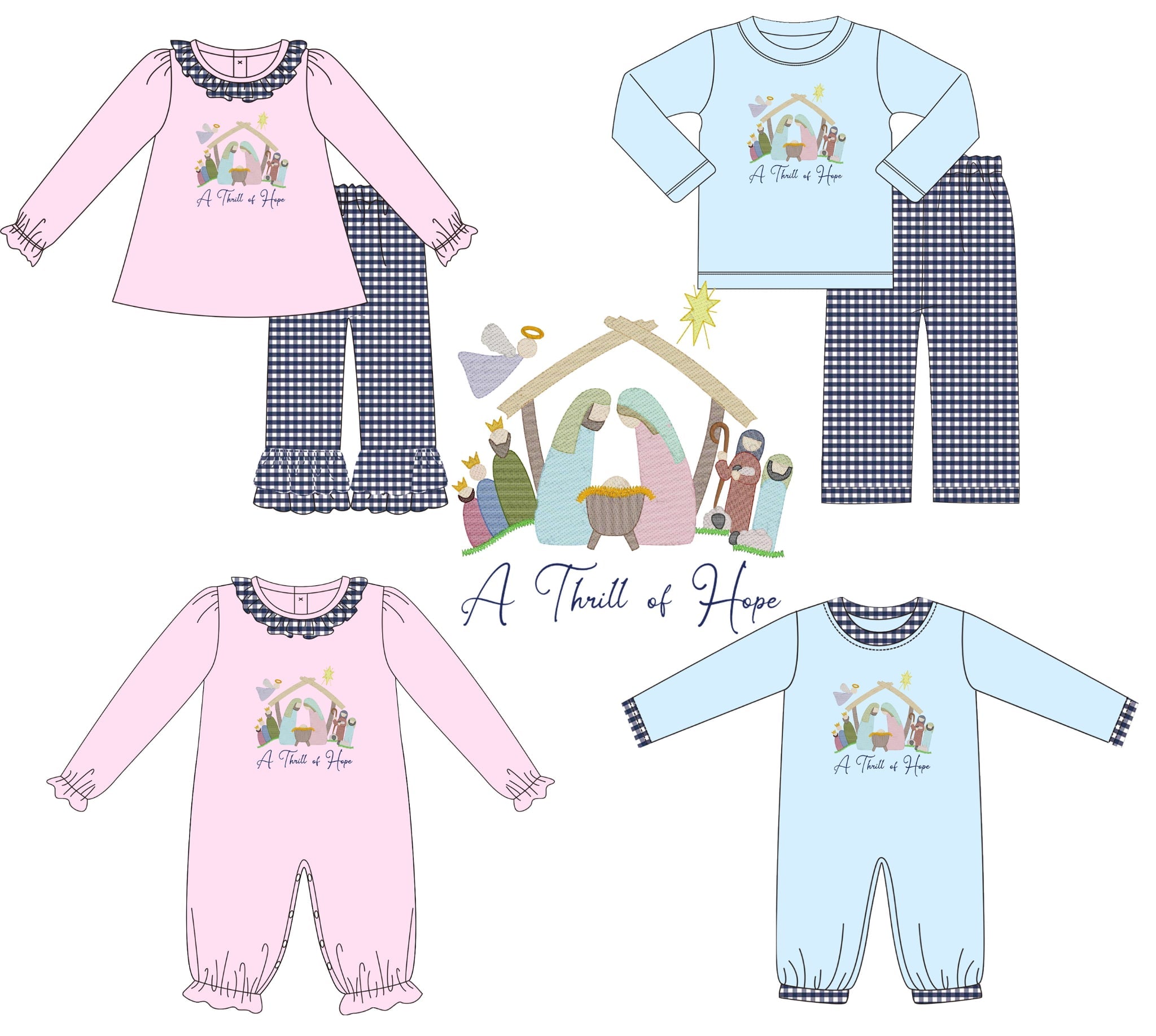 Thrill of Hope Romper - Girls