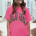 Hot Pink LULUMAC Comfort Color Tee