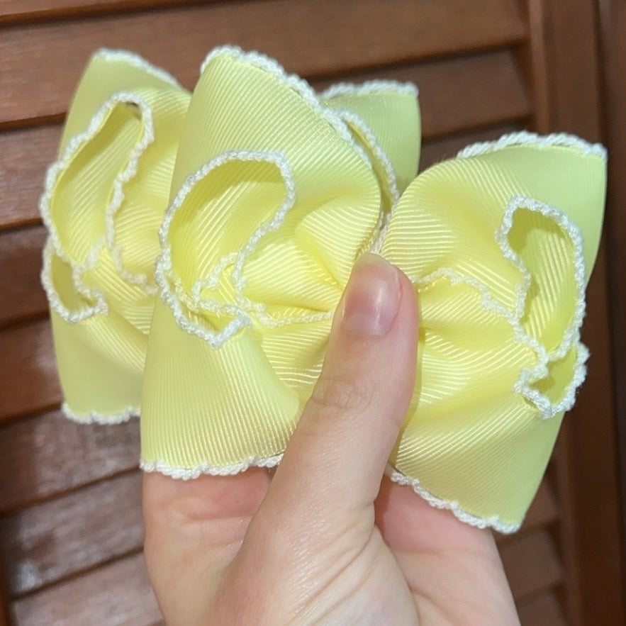 Baby Maize with White Moonstitch Piggies