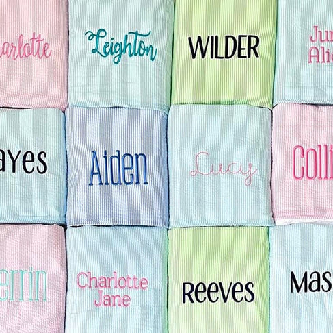 Seersucker Beach Towel